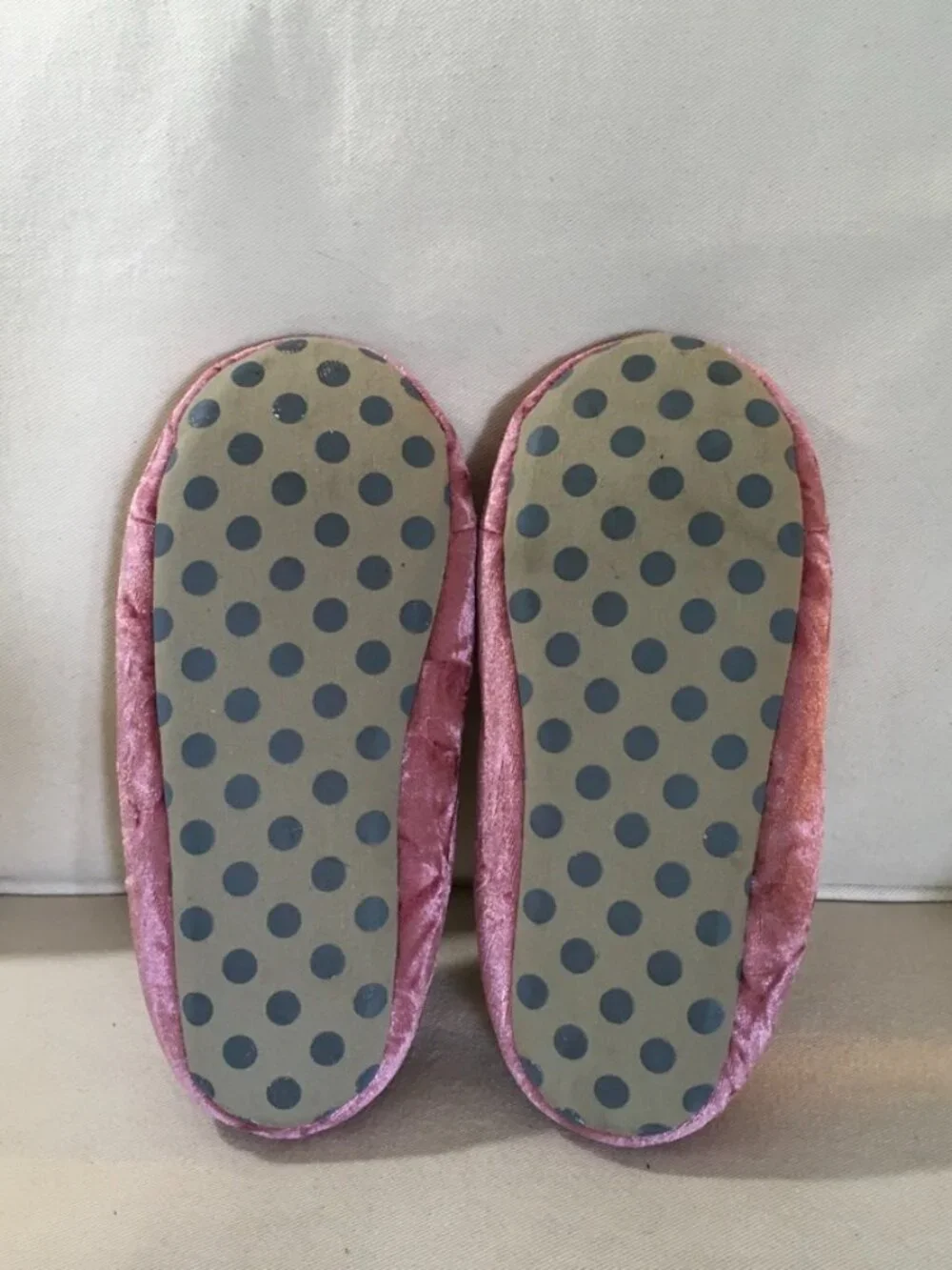 Mini Boden Pink Velvet Bunny Slippers NWOT